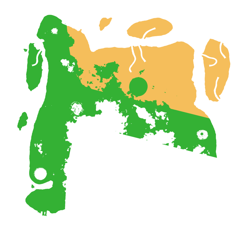 Biome Rust Map: Procedural Map, Size: 3500, Seed: 1451562808