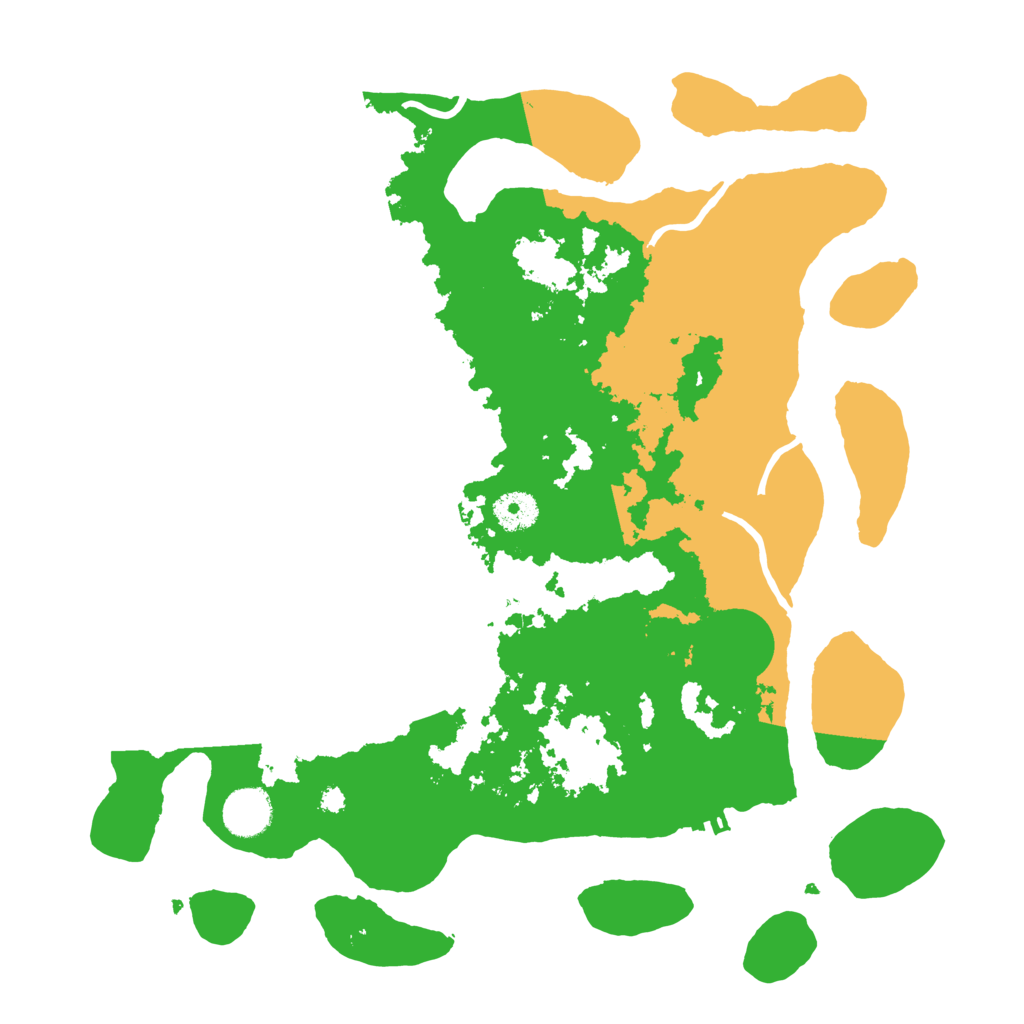 Biome Rust Map: Procedural Map, Size: 3700, Seed: 1284363871