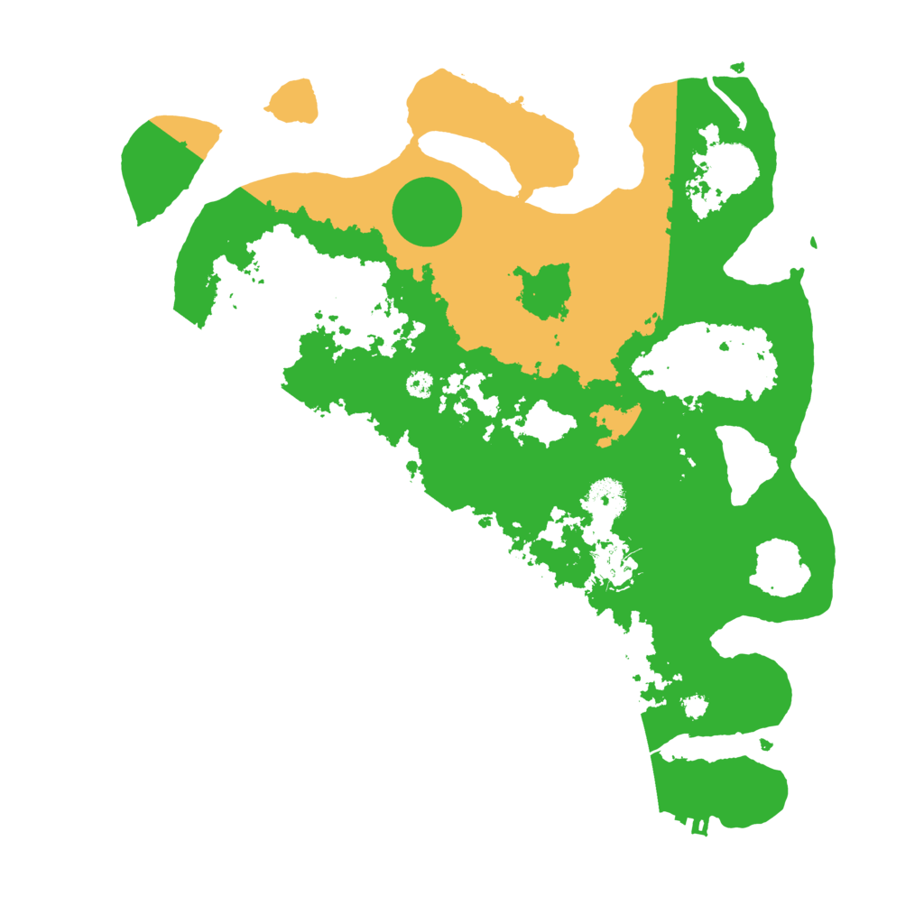 Biome Rust Map: Procedural Map, Size: 3500, Seed: 959611466