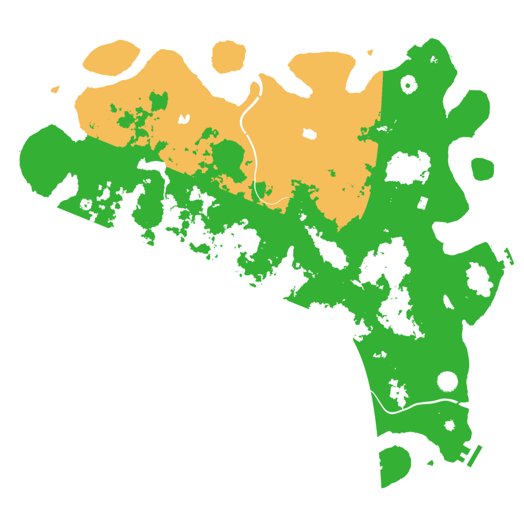 Biome Rust Map: Procedural Map, Size: 4500, Seed: 1892351814