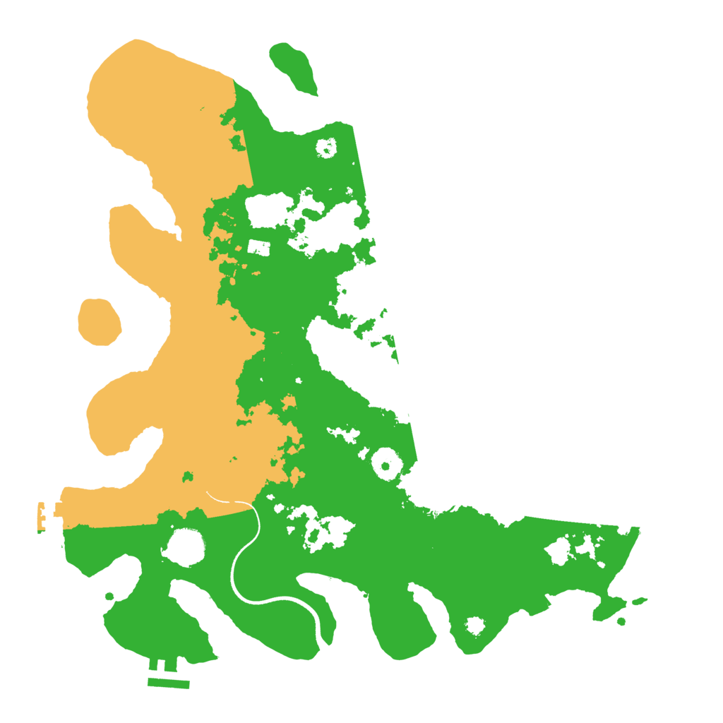 Biome Rust Map: Procedural Map, Size: 3500, Seed: 750703408