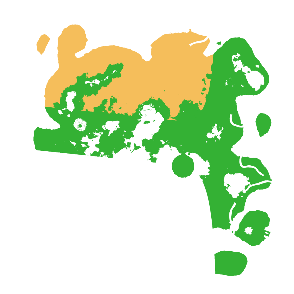 Biome Rust Map: Procedural Map, Size: 3500, Seed: 925006931