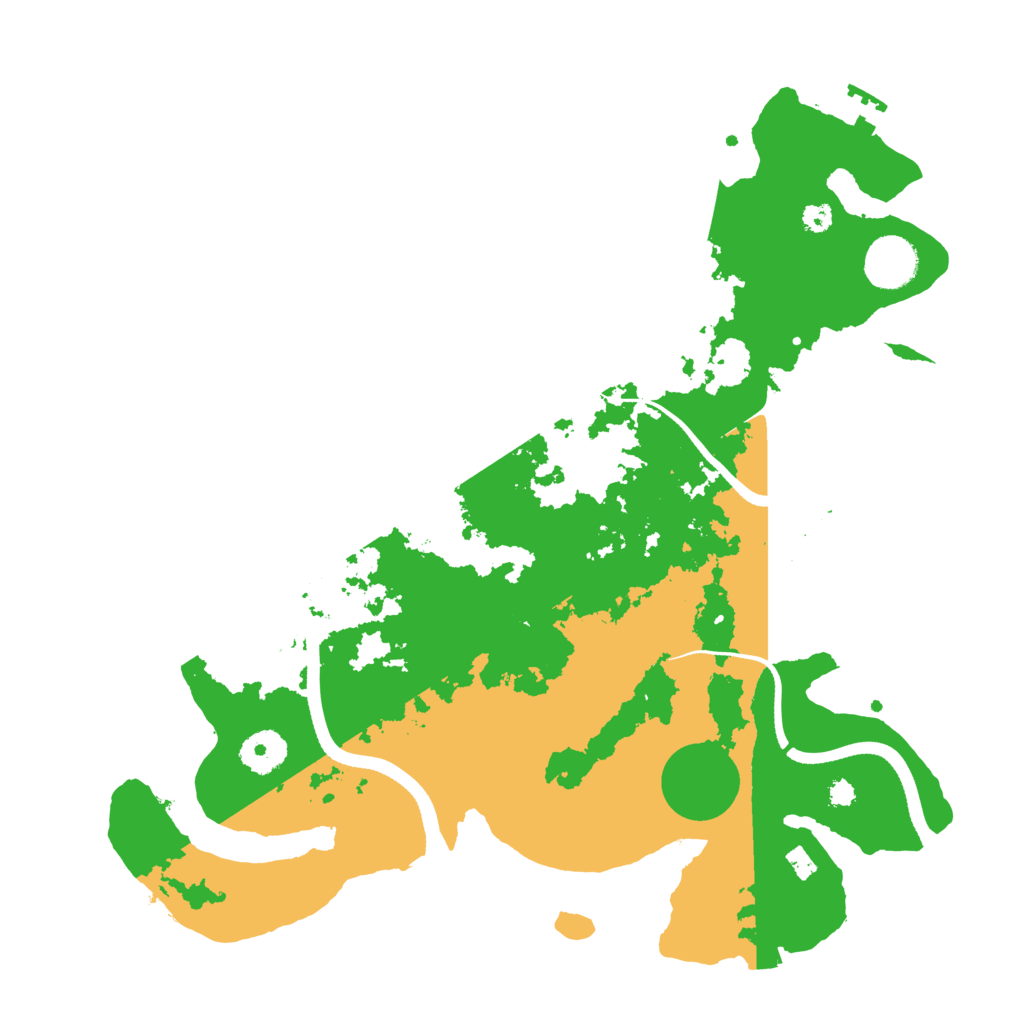 Biome Rust Map: Procedural Map, Size: 3500, Seed: 235973259