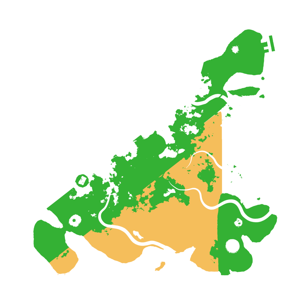 Biome Rust Map: Procedural Map, Size: 3750, Seed: 1678158954