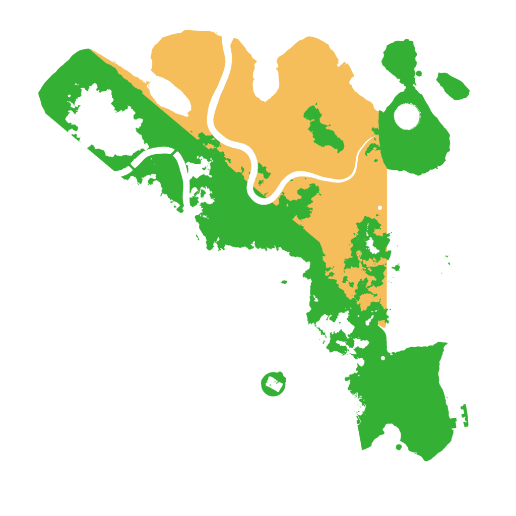 Biome Rust Map: Procedural Map, Size: 3500, Seed: 362858119
