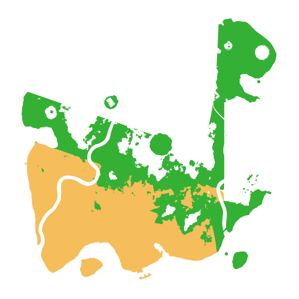 Biome Rust Map: Procedural Map, Size: 3700, Seed: 1504208301