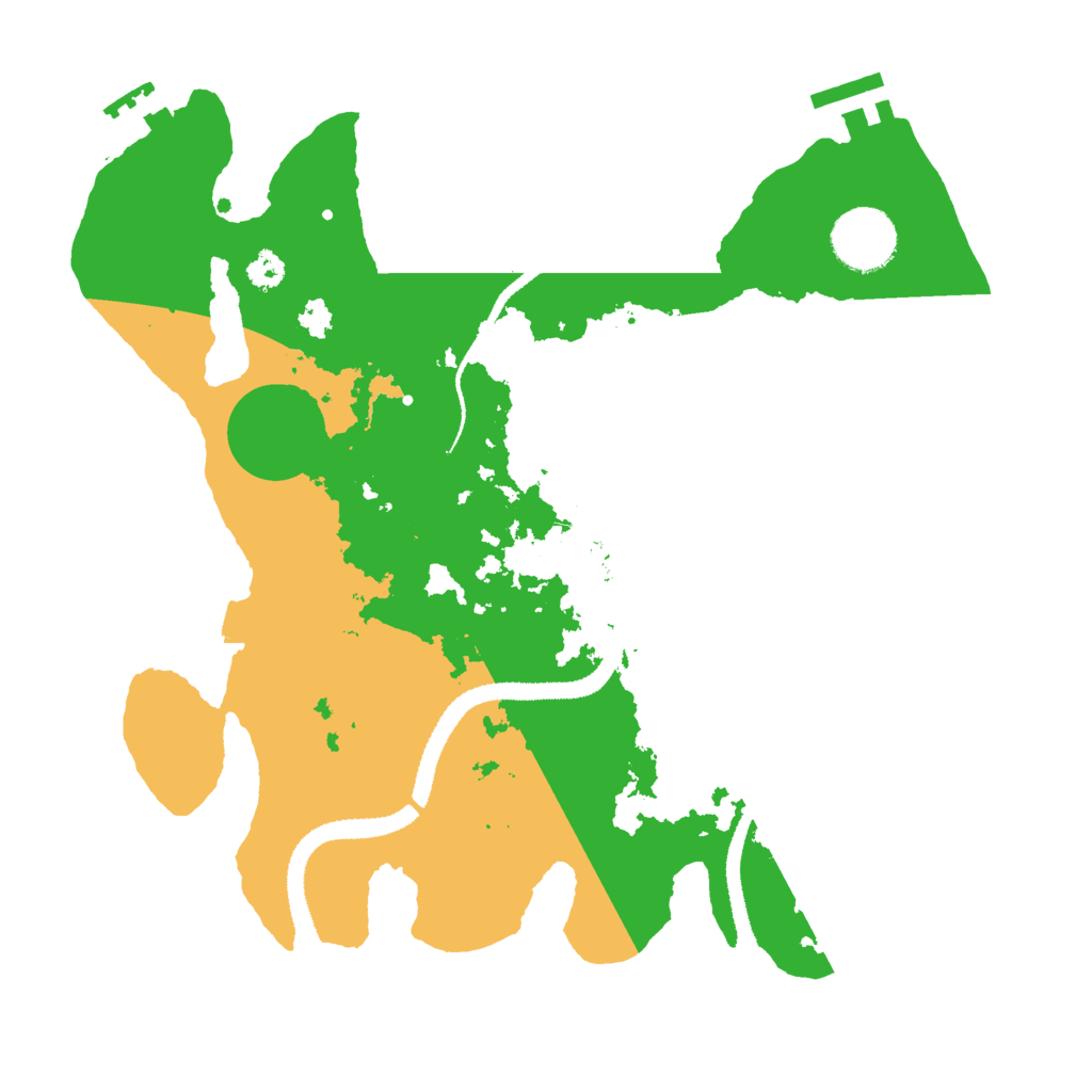 Biome Rust Map: Procedural Map, Size: 3000, Seed: 14764