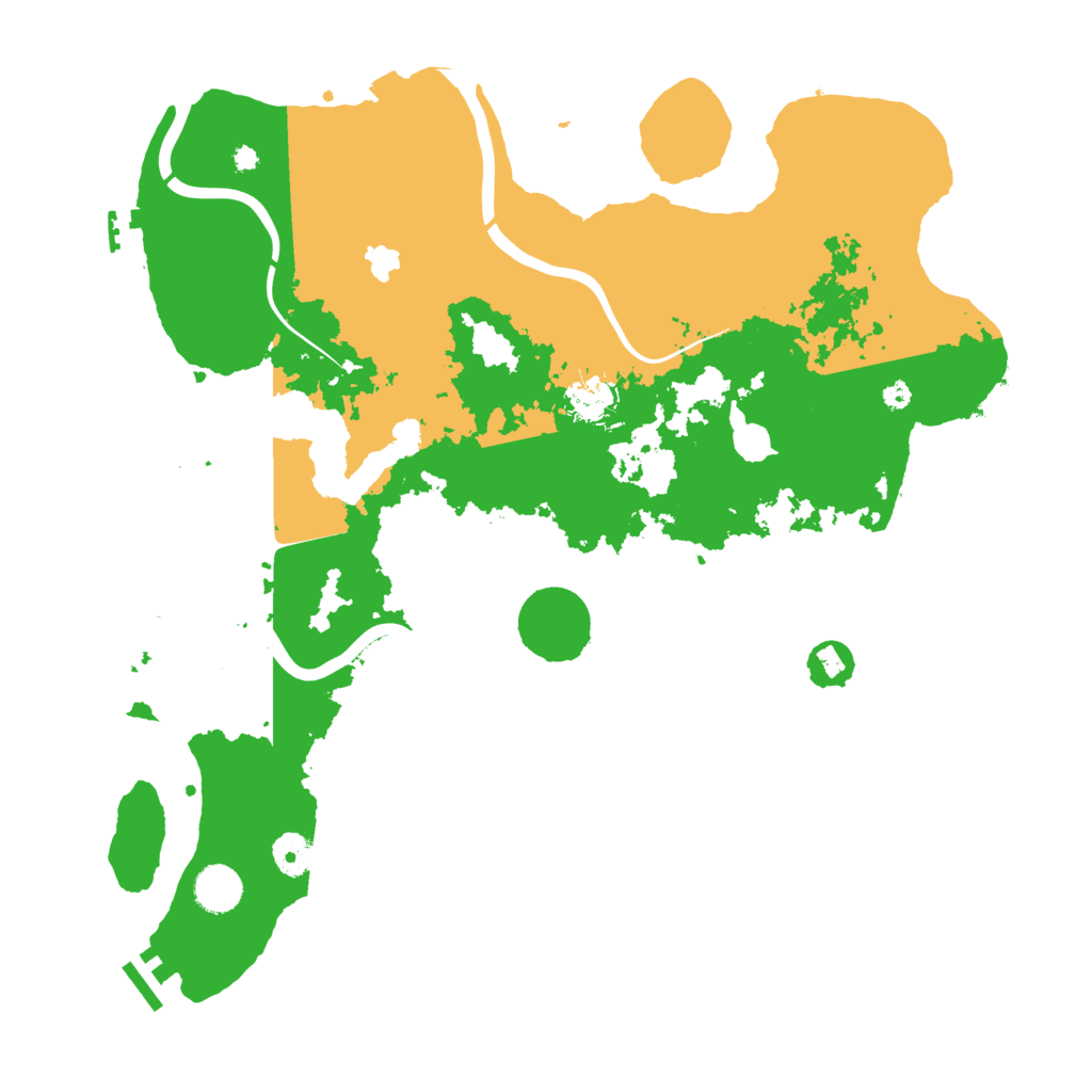 Biome Rust Map: Procedural Map, Size: 4000, Seed: 14277690