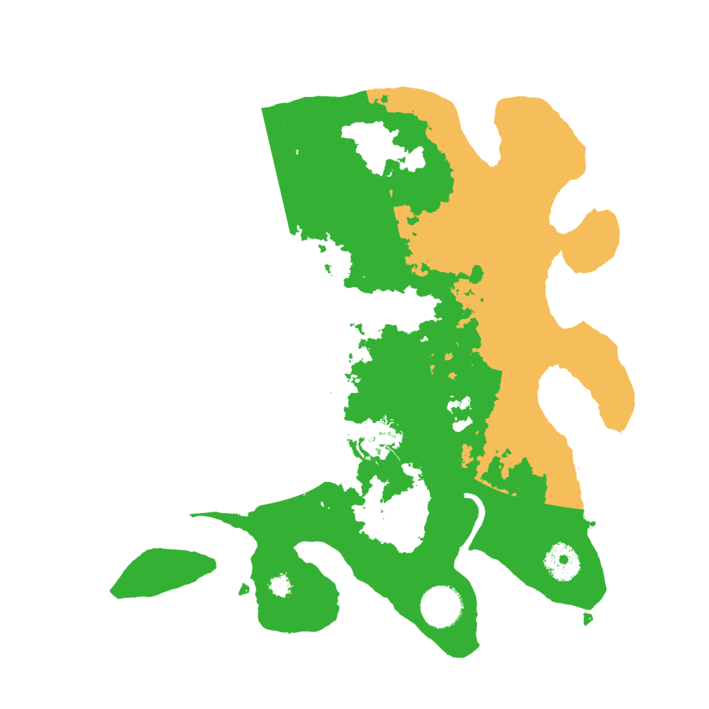 Biome Rust Map: Procedural Map, Size: 3000, Seed: 54741