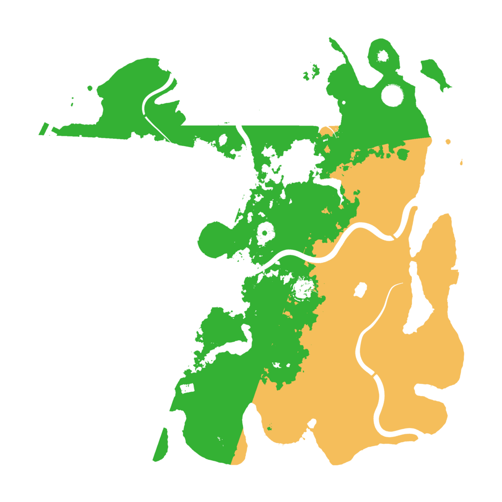 Biome Rust Map: Procedural Map, Size: 4000, Seed: 7710097