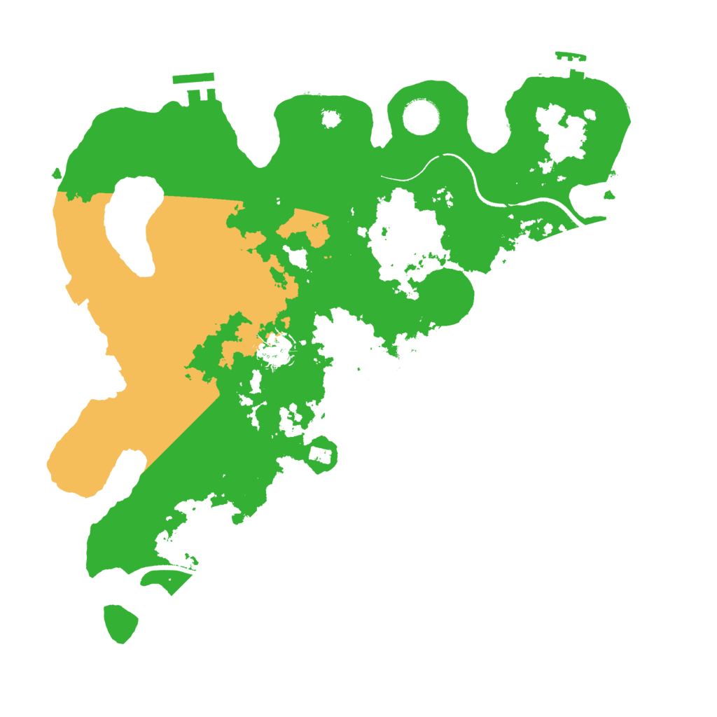 Biome Rust Map: Procedural Map, Size: 3500, Seed: 427244978