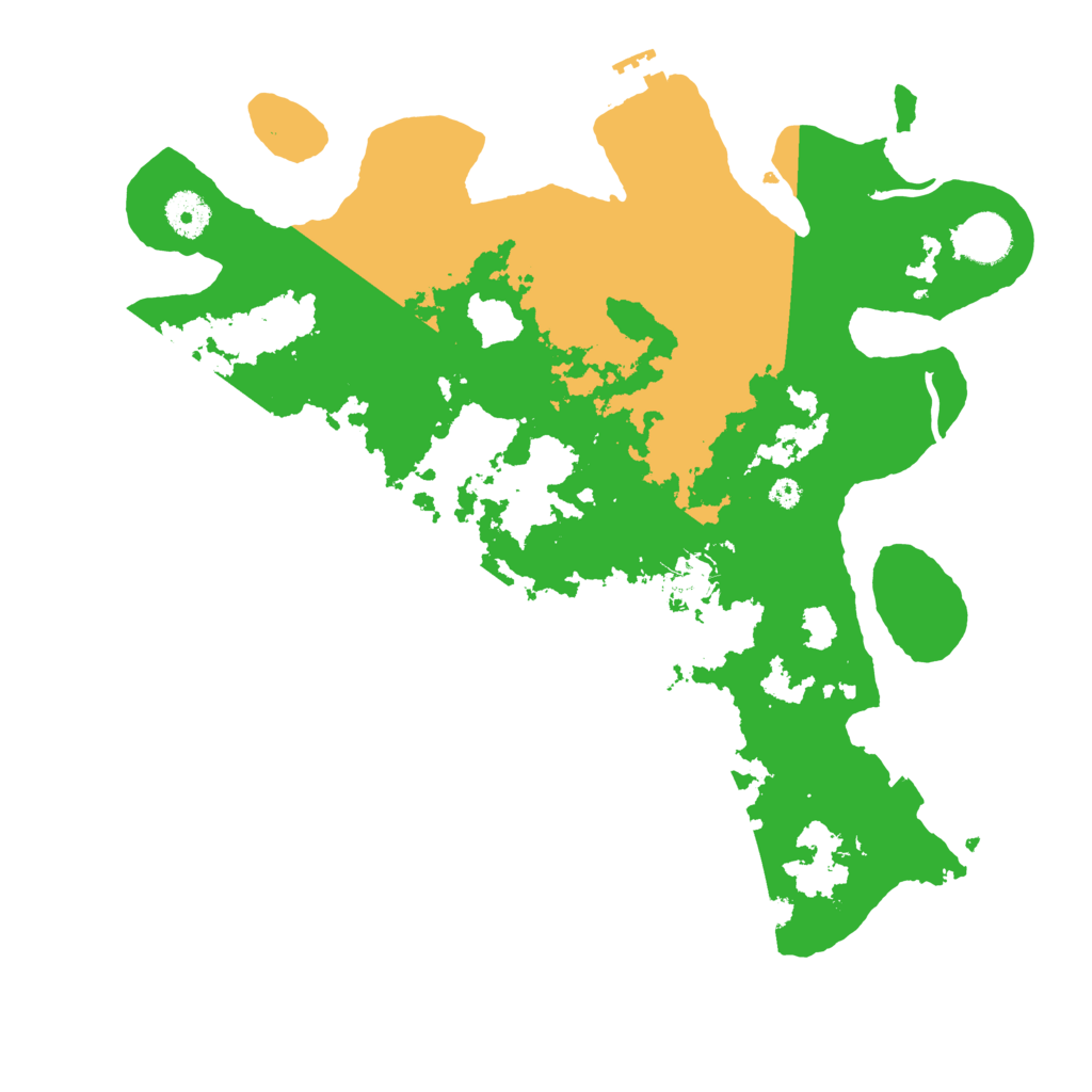 Biome Rust Map: Procedural Map, Size: 3700, Seed: 301766044