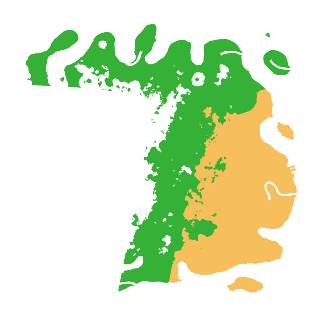 Biome Rust Map: Procedural Map, Size: 3500, Seed: 542227560