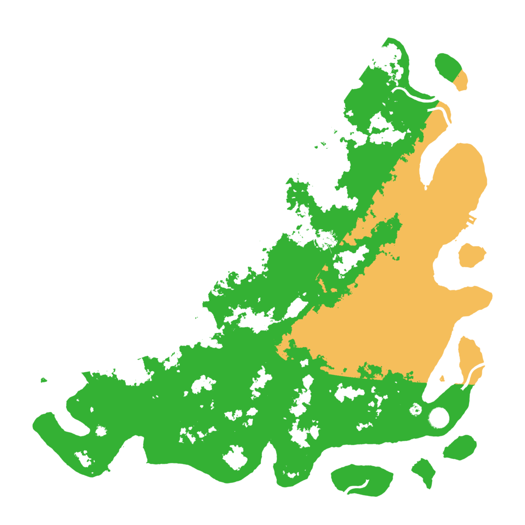 Biome Rust Map: Procedural Map, Size: 4500, Seed: 75757520