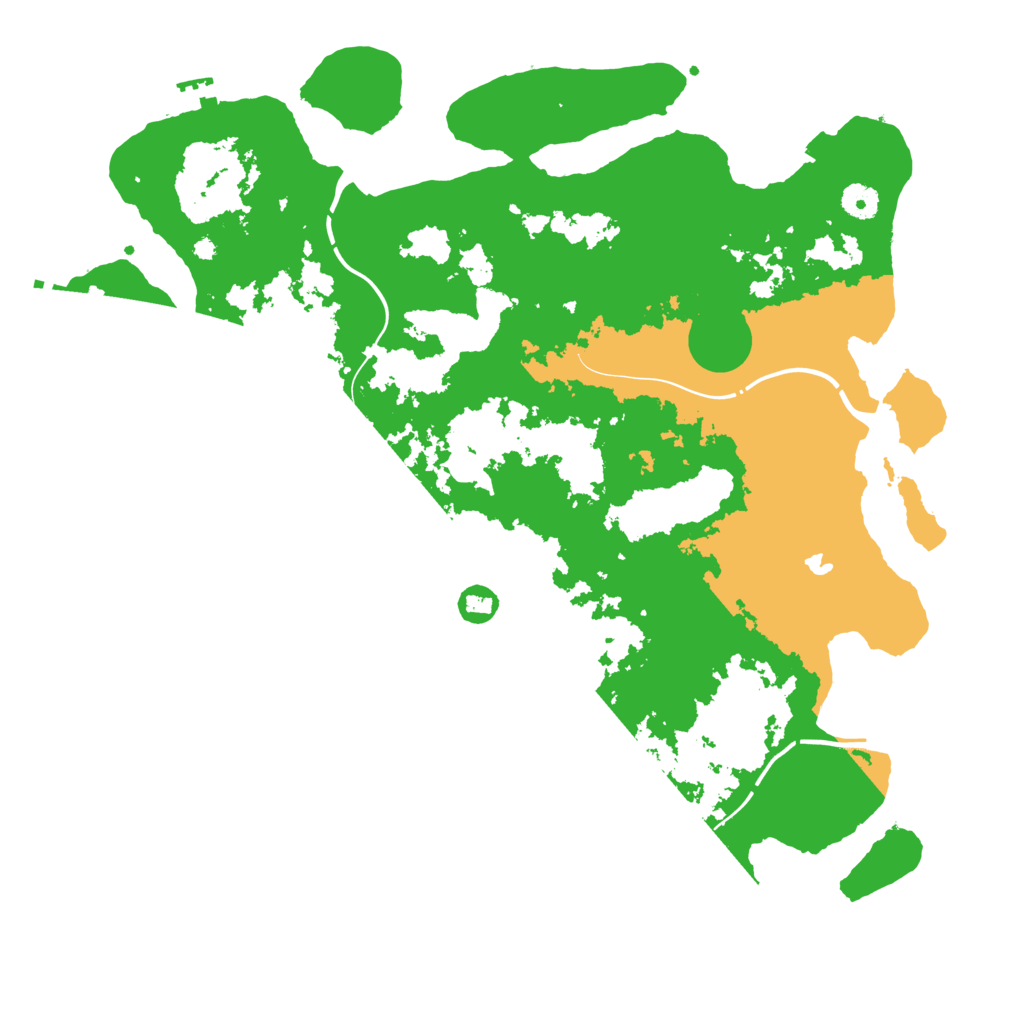 Biome Rust Map: Procedural Map, Size: 4250, Seed: 14013