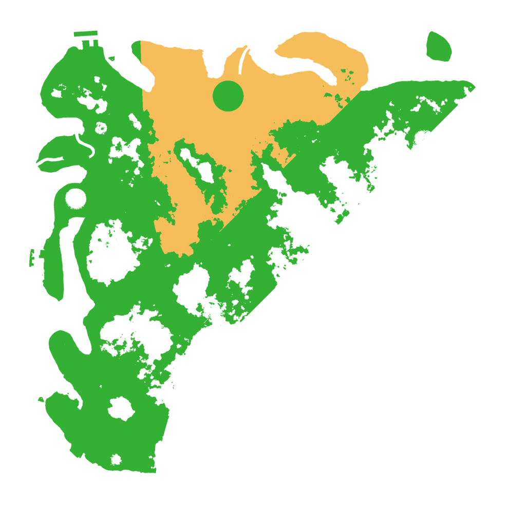 Biome Rust Map: Procedural Map, Size: 4500, Seed: 9876