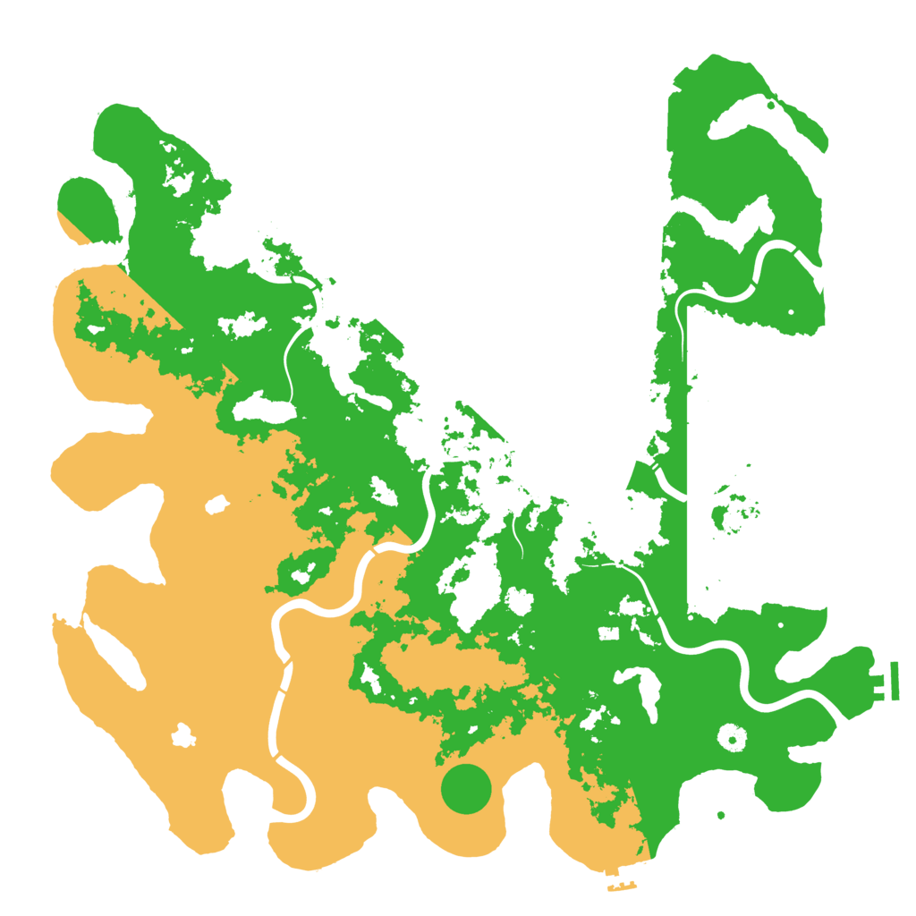 Biome Rust Map: Procedural Map, Size: 4800, Seed: 1929878848