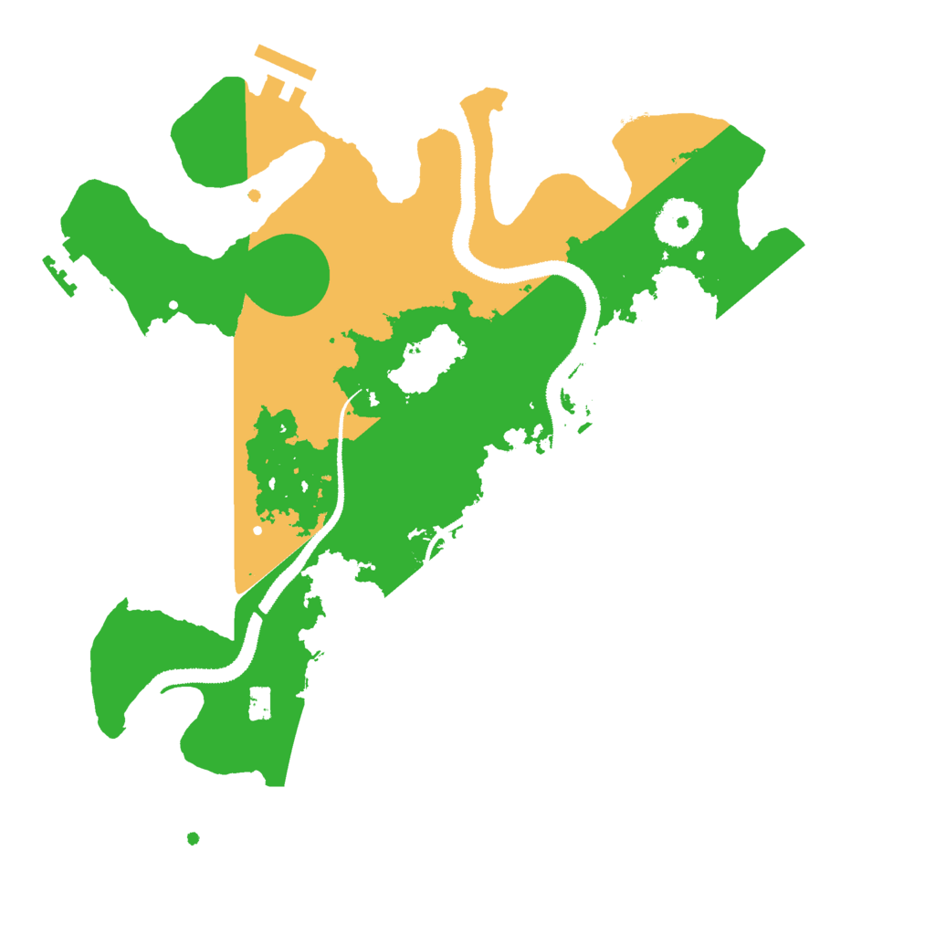 Biome Rust Map: Procedural Map, Size: 3000, Seed: 1825015191