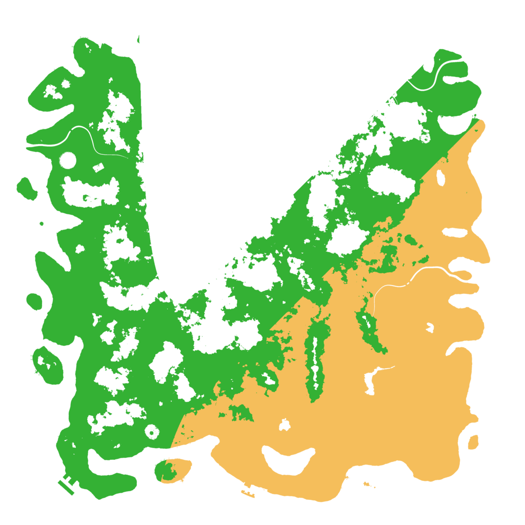 Biome Rust Map: Procedural Map, Size: 5500, Seed: 87593865