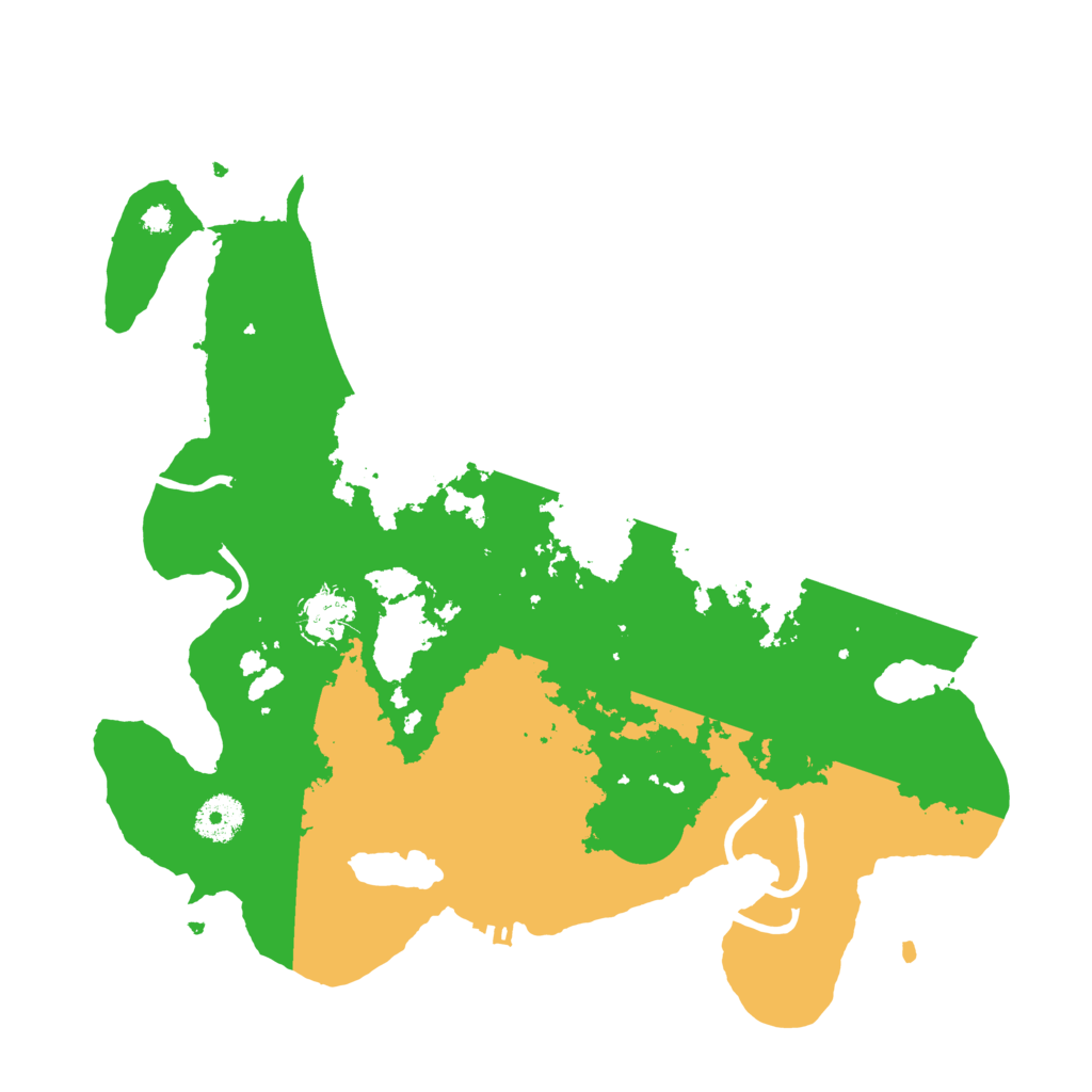Biome Rust Map: Procedural Map, Size: 3500, Seed: 93242062