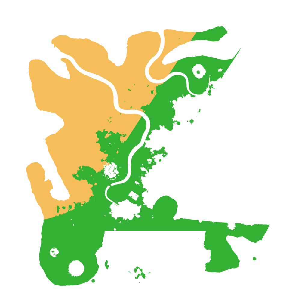 Biome Rust Map: Procedural Map, Size: 3500, Seed: 1500174992
