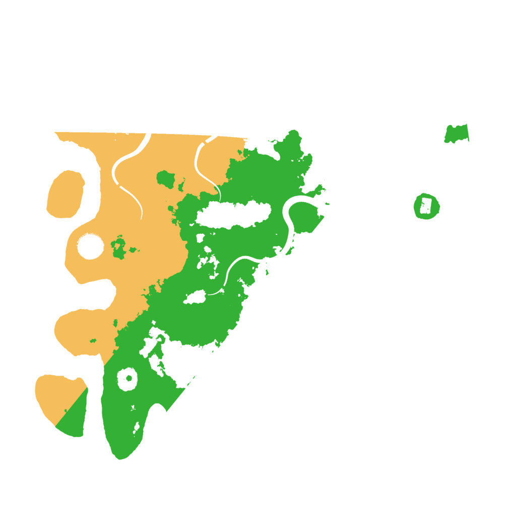 Biome Rust Map: Procedural Map, Size: 3500, Seed: 1235123412