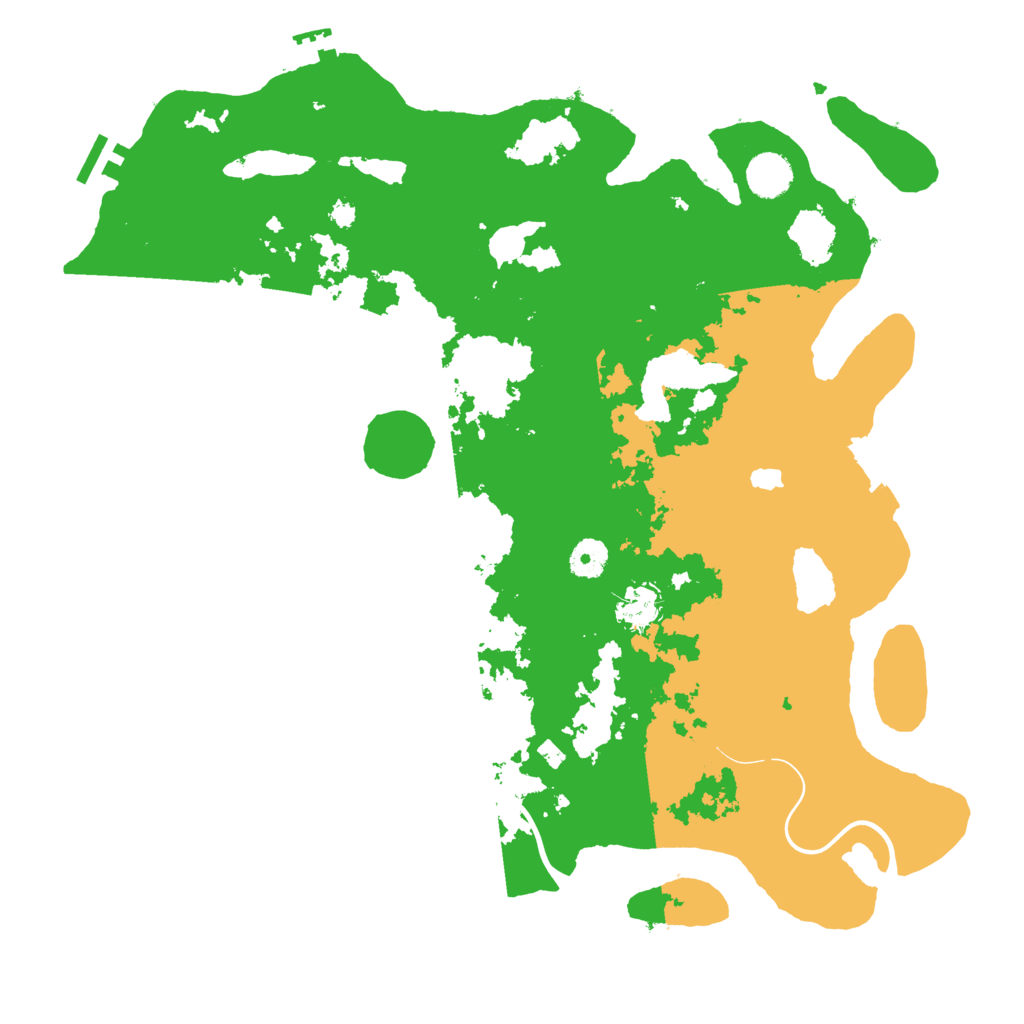 Biome Rust Map: Procedural Map, Size: 4000, Seed: 439115712