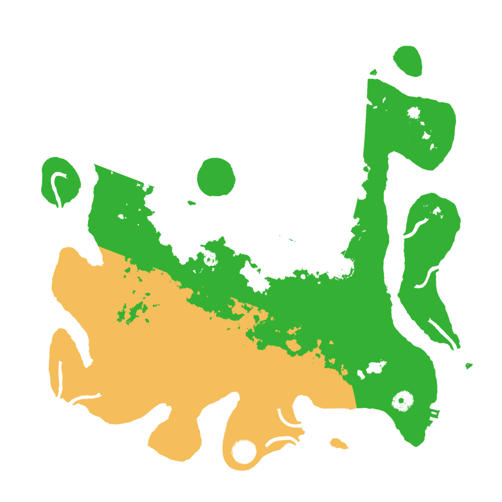Biome Rust Map: Procedural Map, Size: 3700, Seed: 194235202