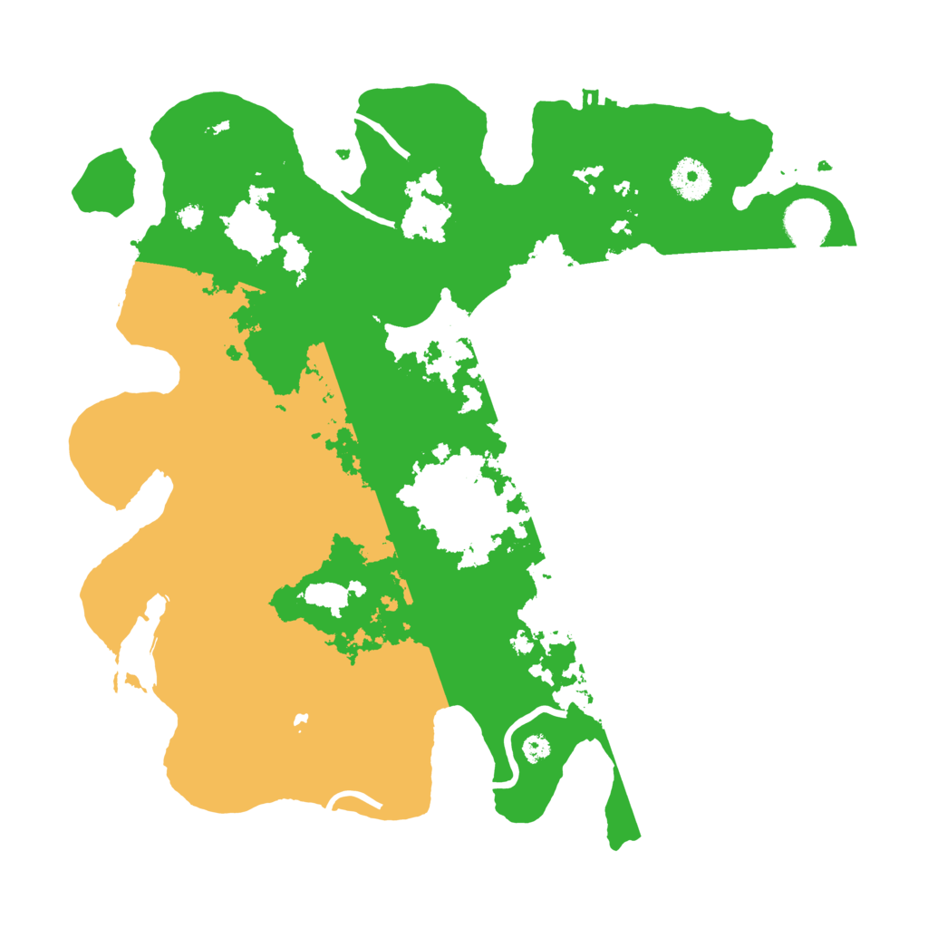 Biome Rust Map: Procedural Map, Size: 3500, Seed: 14358215