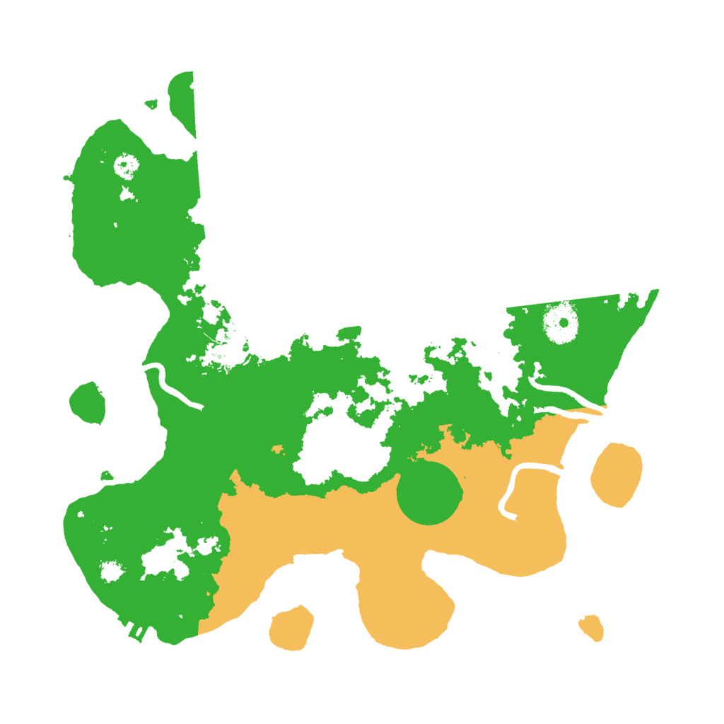 Biome Rust Map: Procedural Map, Size: 3000, Seed: 62917