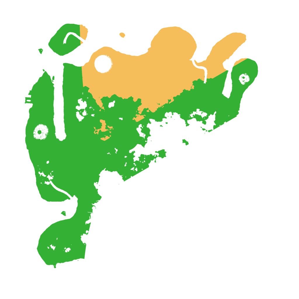 Biome Rust Map: Procedural Map, Size: 3000, Seed: 261