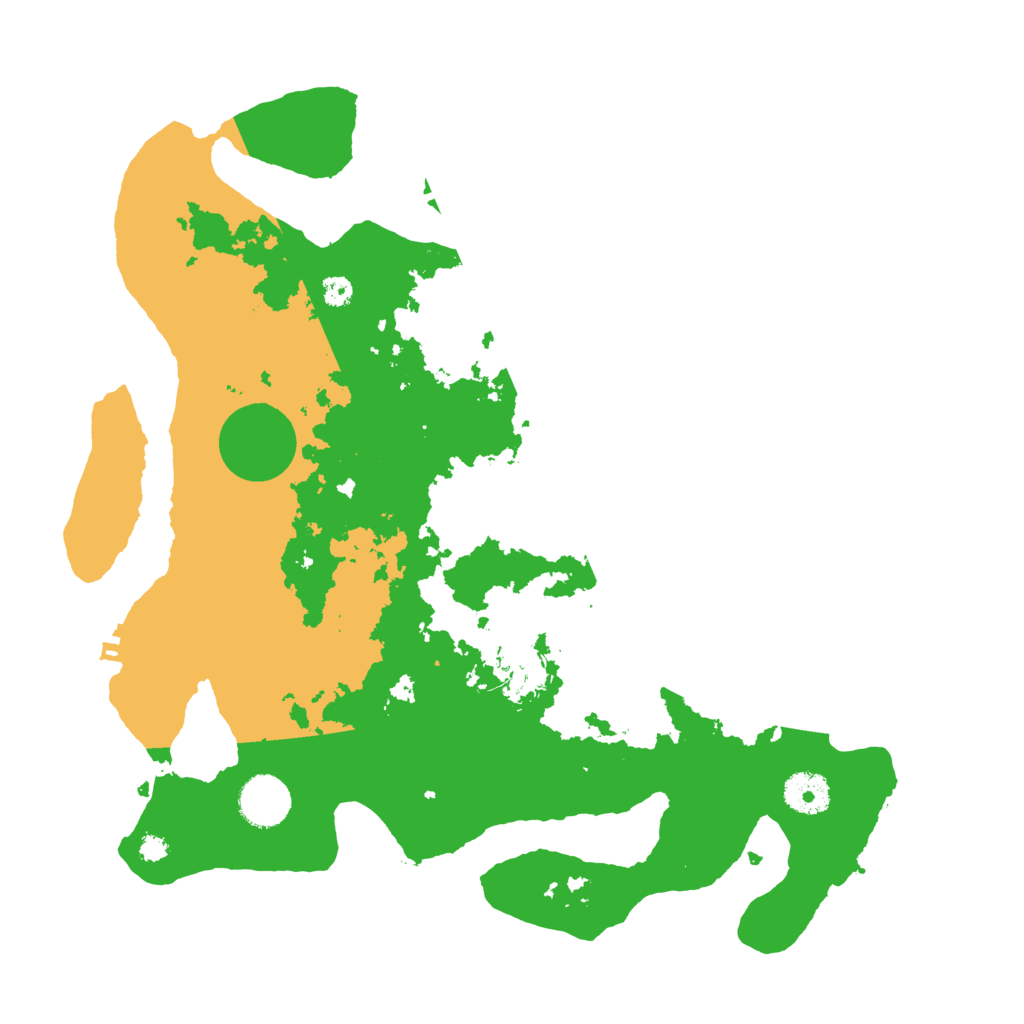 Biome Rust Map: Procedural Map, Size: 3500, Seed: 349947137