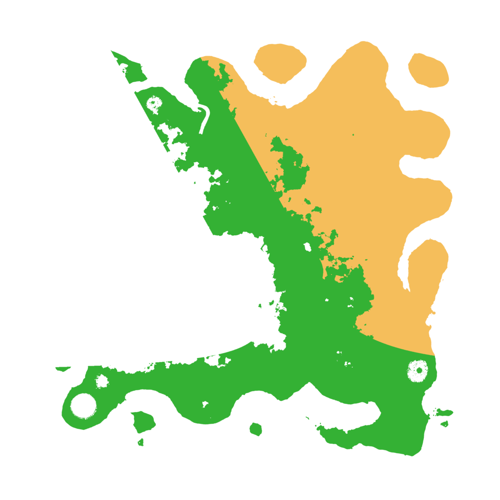 Biome Rust Map: Procedural Map, Size: 3500, Seed: 1113887677