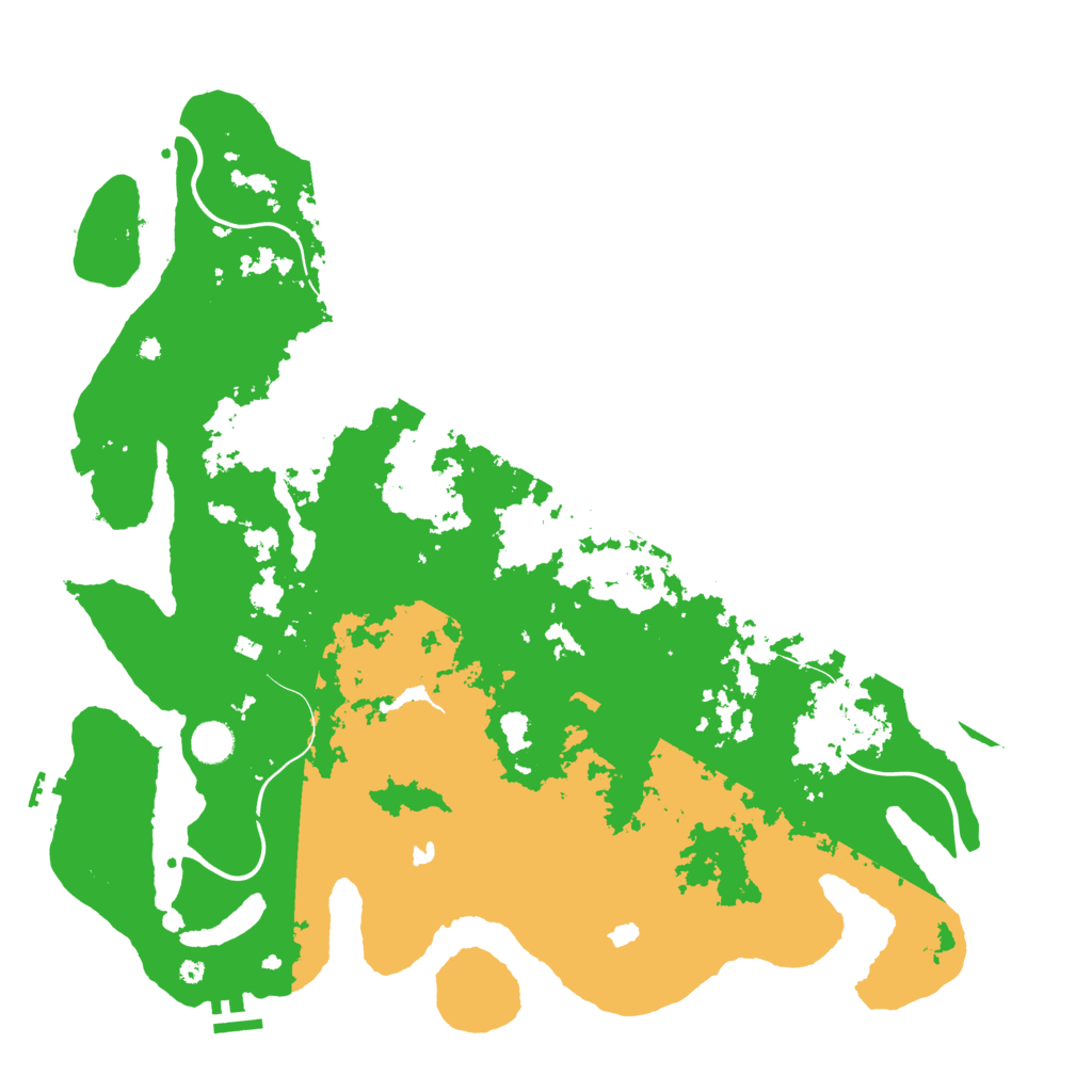 Biome Rust Map: Procedural Map, Size: 4500, Seed: 433849295