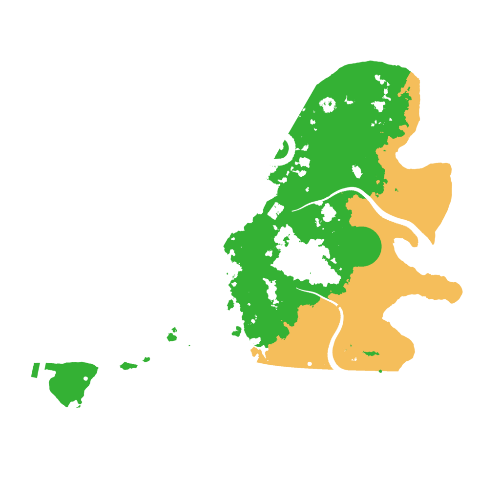 Biome Rust Map: Procedural Map, Size: 3300, Seed: 8