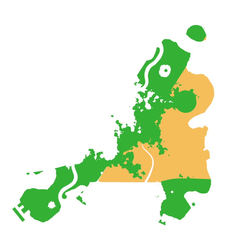 Biome Rust Map: Procedural Map, Size: 3000, Seed: 1535376050