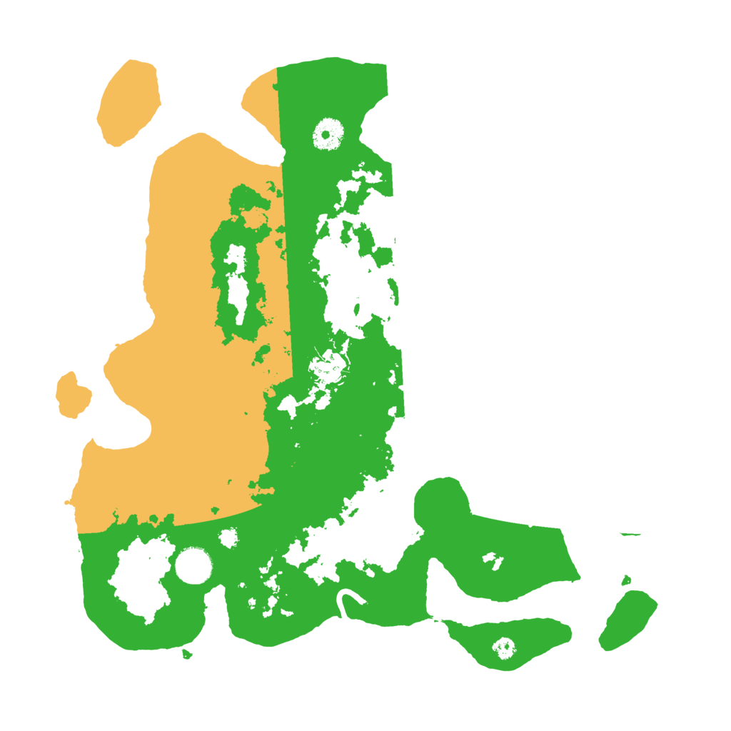 Biome Rust Map: Procedural Map, Size: 3500, Seed: 75246