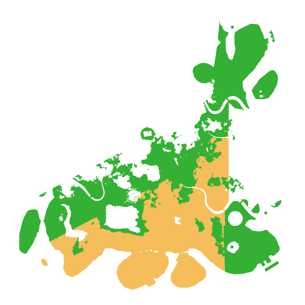 Biome Rust Map: Procedural Map, Size: 4000, Seed: 627184