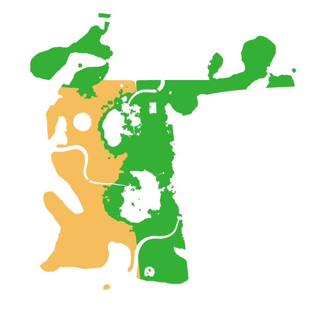 Biome Rust Map: Procedural Map, Size: 3100, Seed: 184110820
