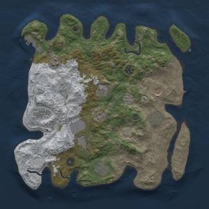 Thumbnail Rust Map: Procedural Map, Size: 3500, Seed: 360, 19 Monuments