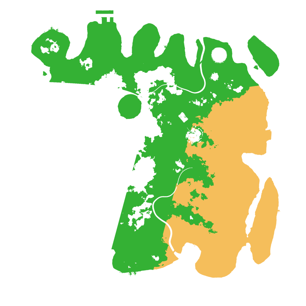 Biome Rust Map: Procedural Map, Size: 3500, Seed: 360
