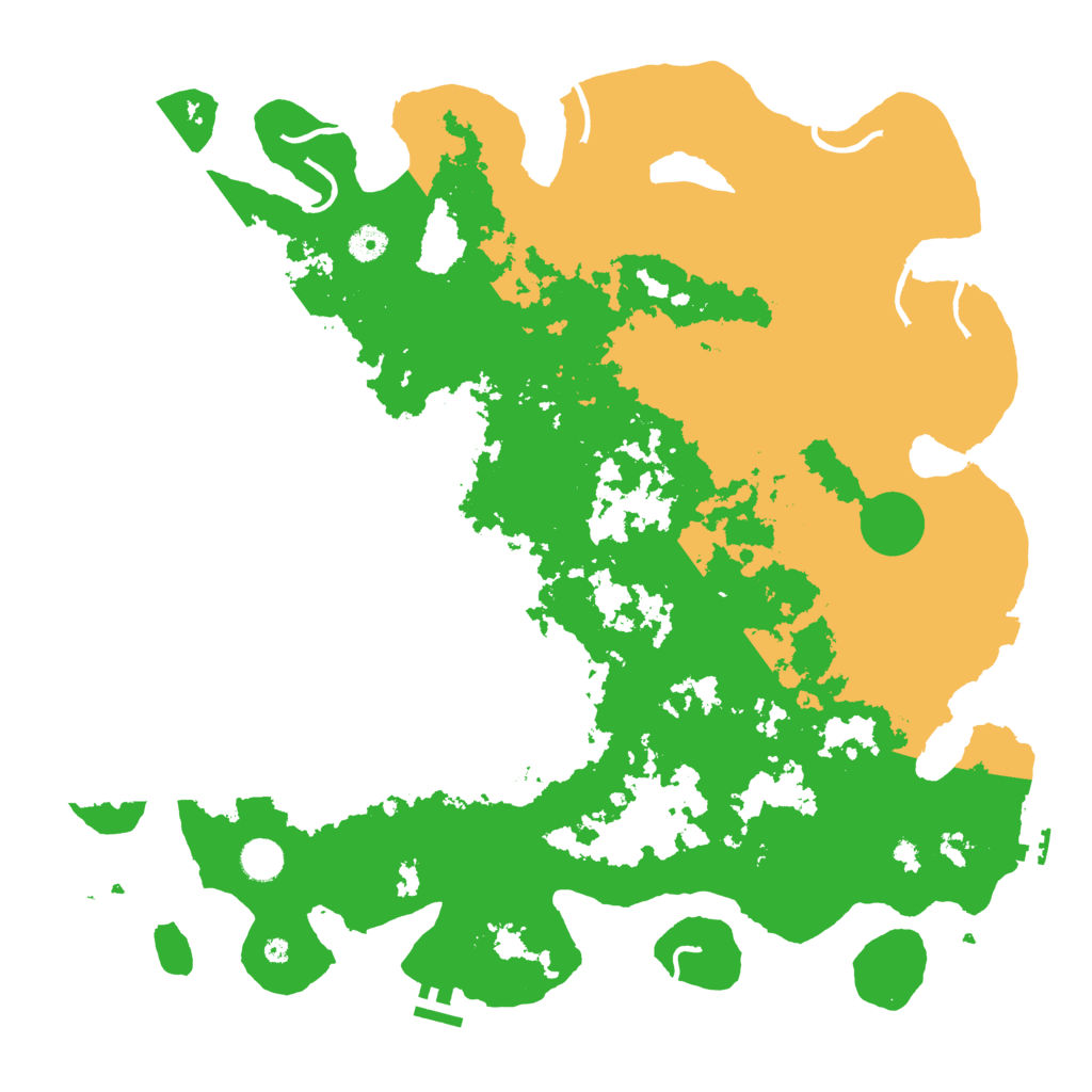 Biome Rust Map: Procedural Map, Size: 4500, Seed: 1541466