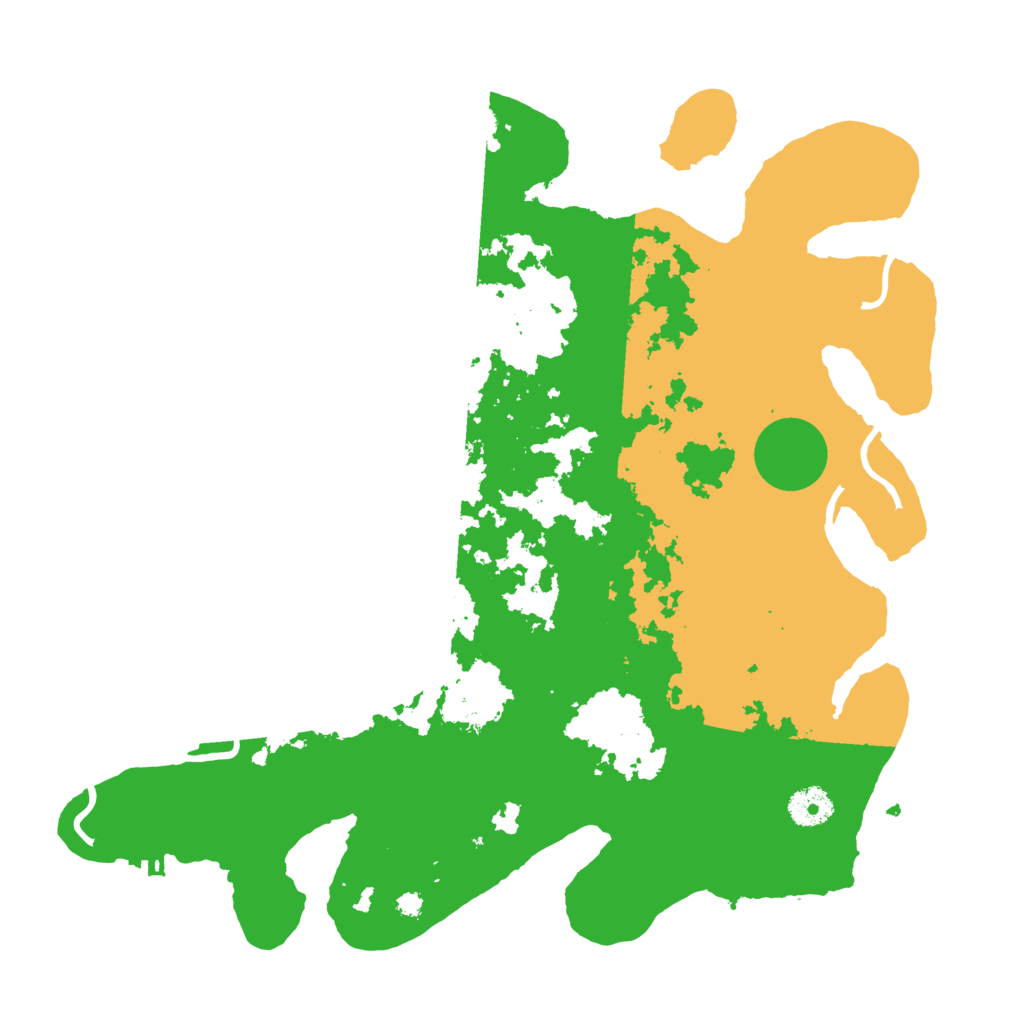 Biome Rust Map: Procedural Map, Size: 3700, Seed: 988752850