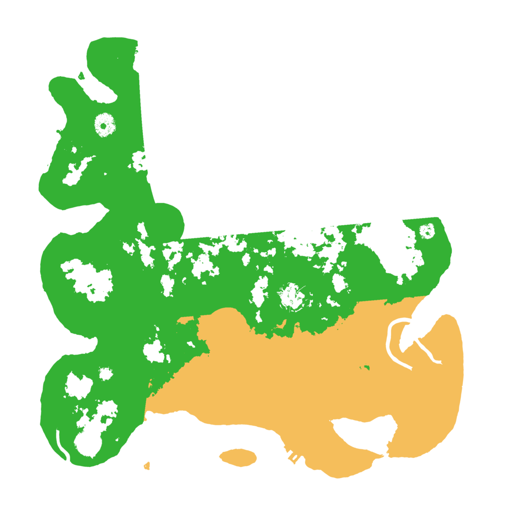 Biome Rust Map: Procedural Map, Size: 3500, Seed: 164587236