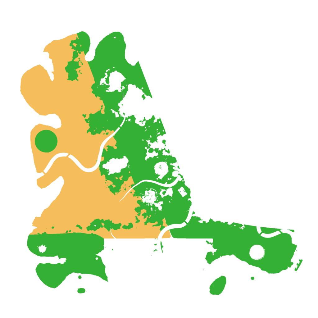Biome Rust Map: Procedural Map, Size: 3722, Seed: 732237