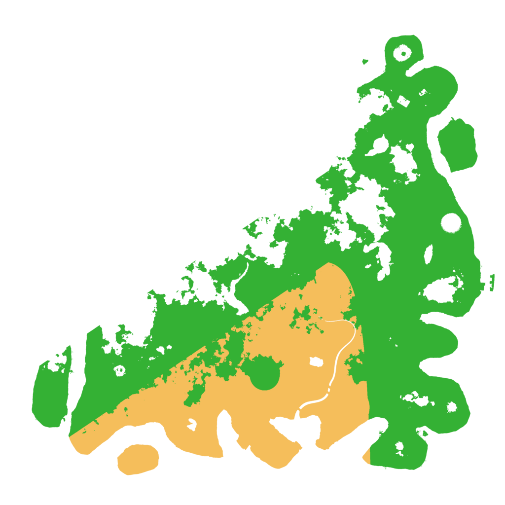 Biome Rust Map: Procedural Map, Size: 4500, Seed: 1095004809