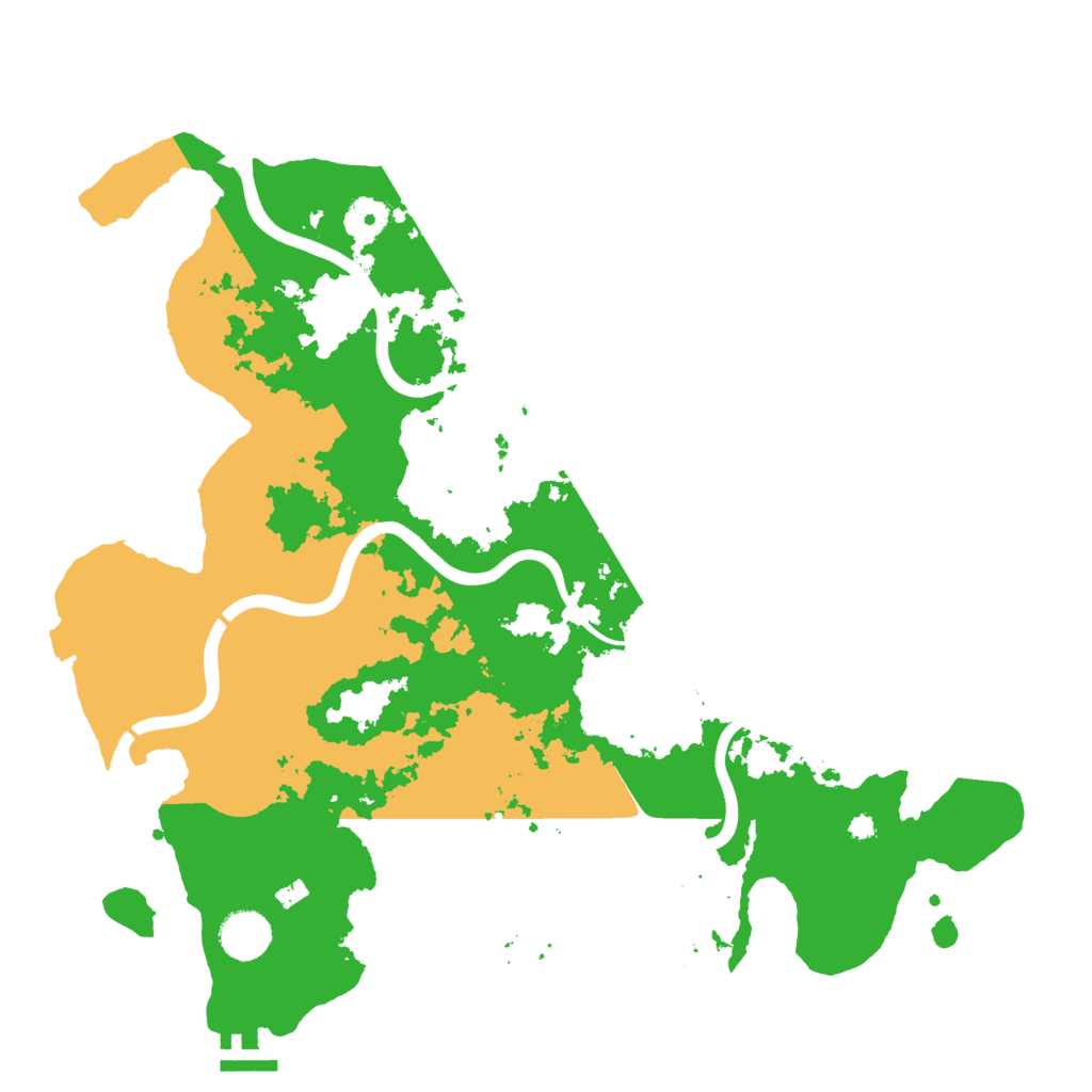 Biome Rust Map: Procedural Map, Size: 3850, Seed: 425419021