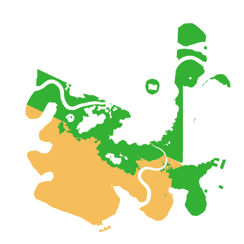 Biome Rust Map: Procedural Map, Size: 3000, Seed: 327194831
