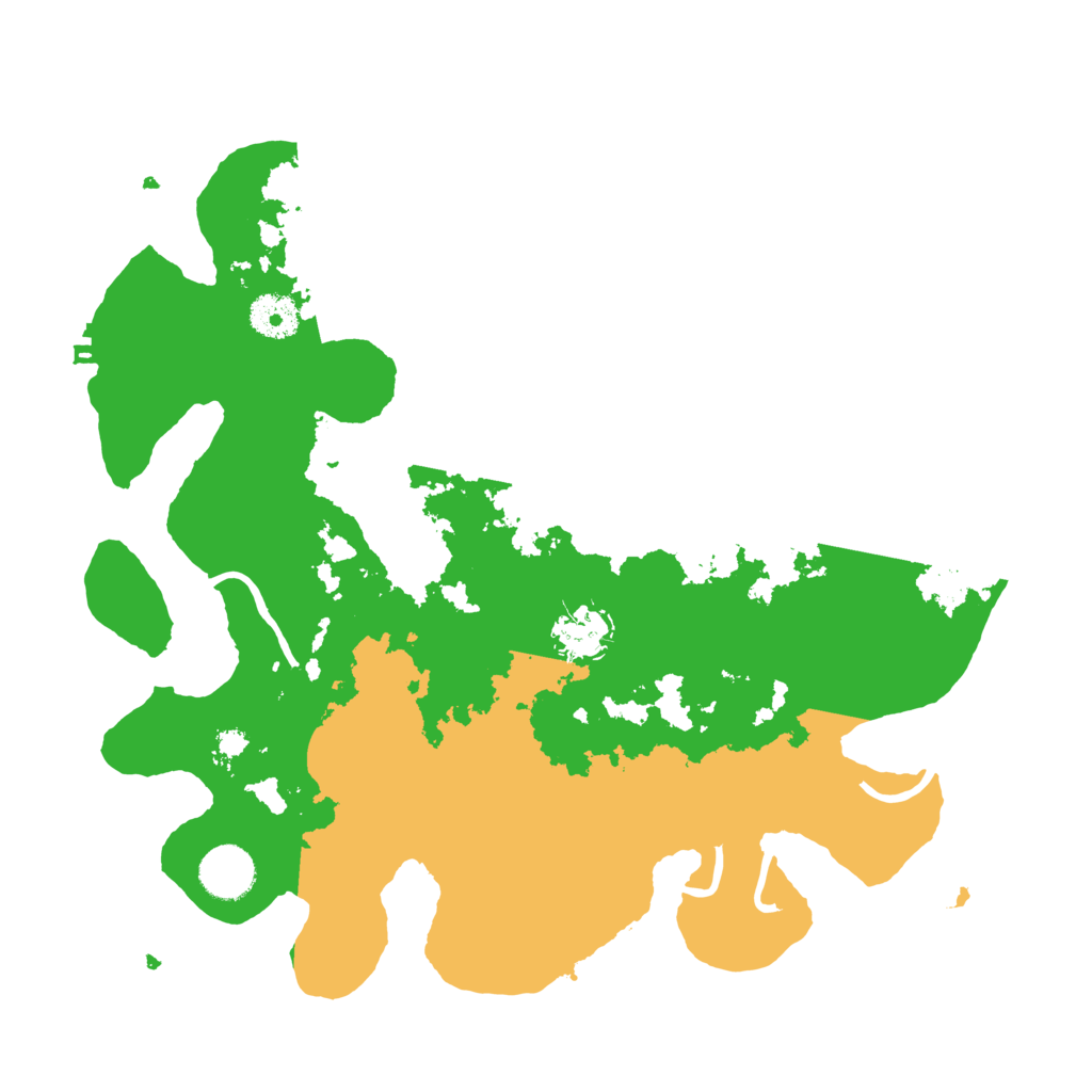 Biome Rust Map: Procedural Map, Size: 3500, Seed: 2887401