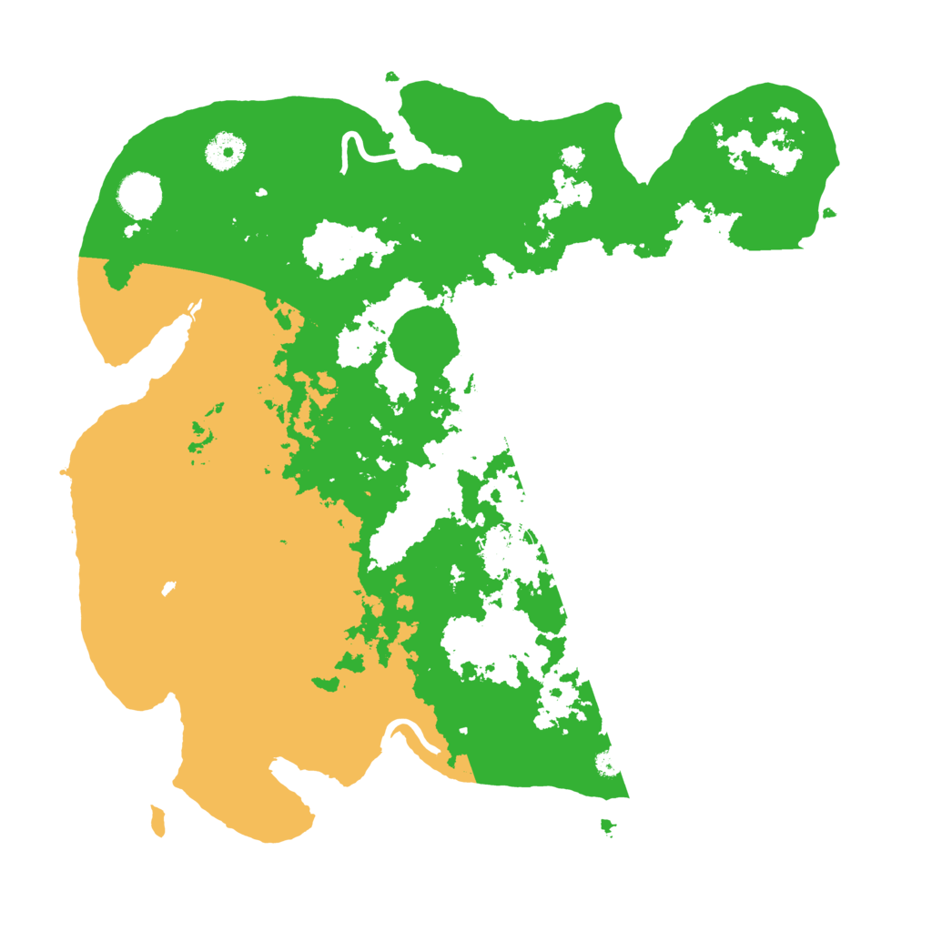 Biome Rust Map: Procedural Map, Size: 3700, Seed: 629